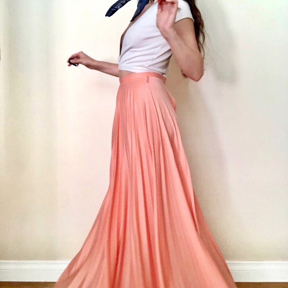 ❤️SOLD❤️ Vintage 70s Accordion Skirt - Picture 4 of 5